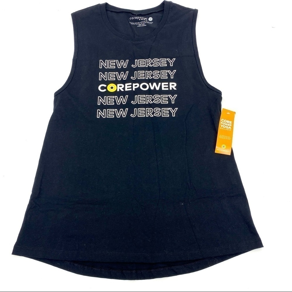 CorePower Yoga New Jersey tank top NWT! m